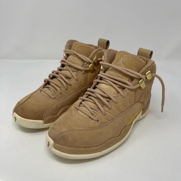 Nike Air Jordan 12 Retro Vachetta Tan Sneakers (Size 5.5) - Picture 1 of 11